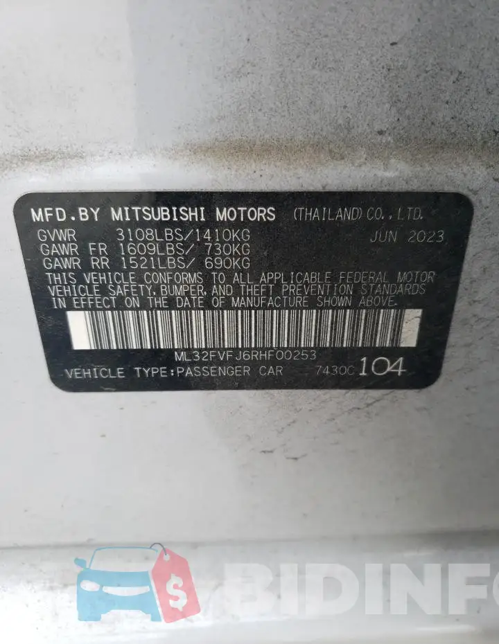 ML32FVFJ6RHF00253 Photo# 12