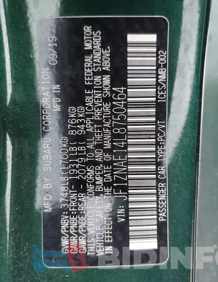 JF1ZNAE14L8750464 Photo# 13