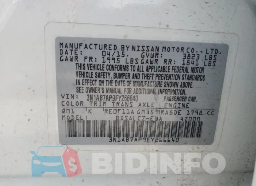 3N1AB7AP9FY266640 Photo# 13