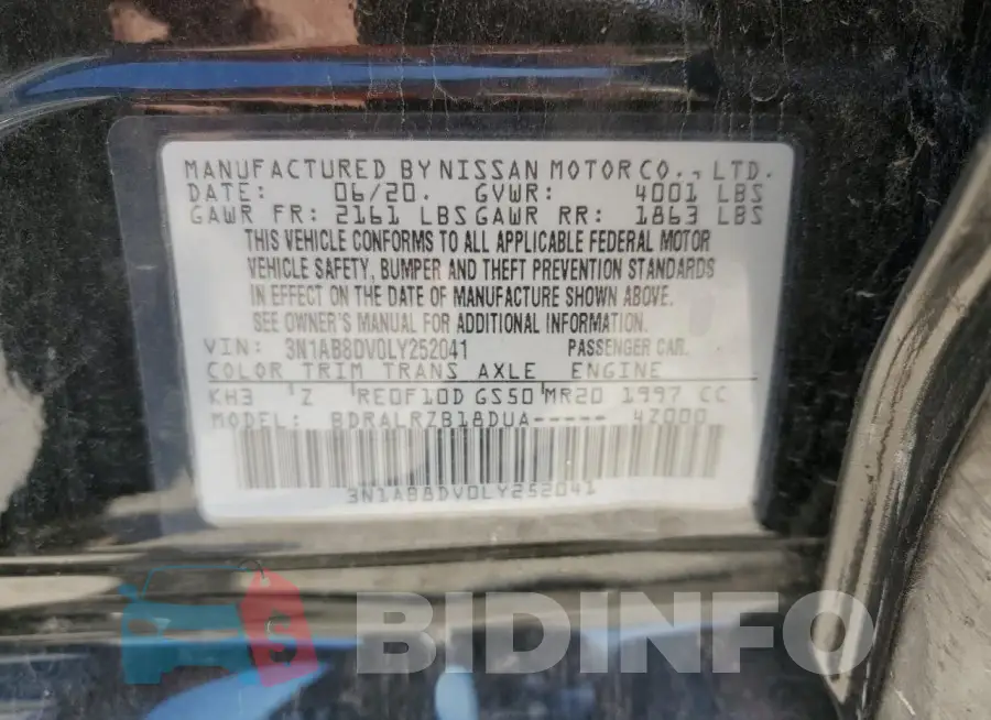3N1AB8DV0LY252041 Photo# 13