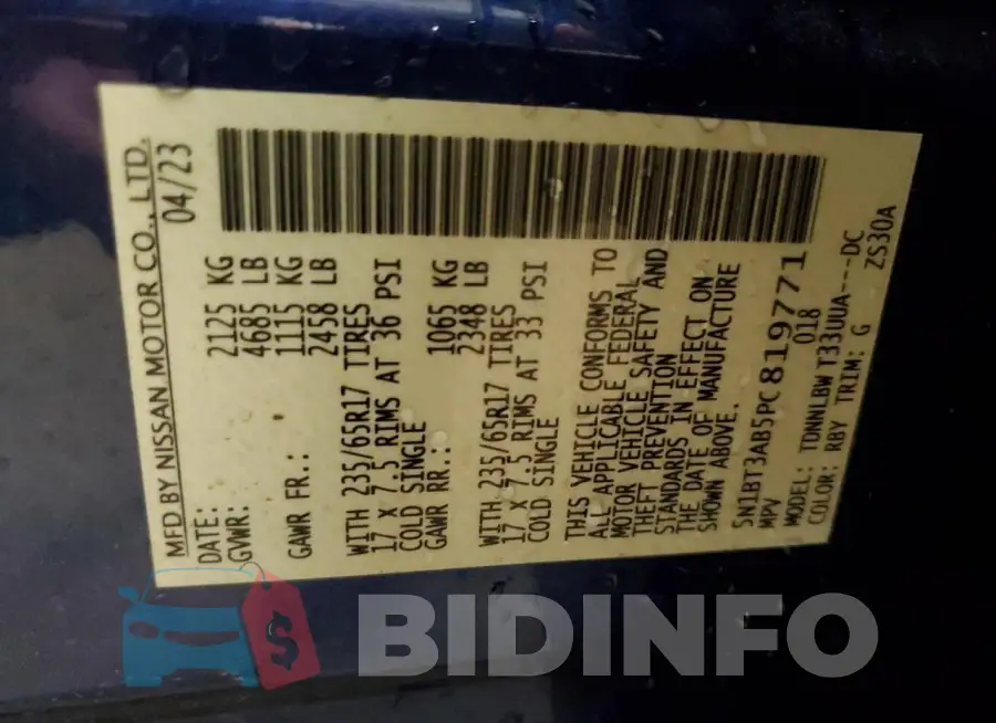 5N1BT3AB5PC819771 Photo# 14