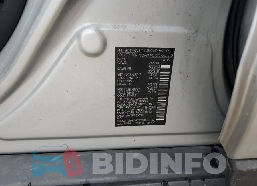 KNMAT2MV7FP560871 Photo# 13