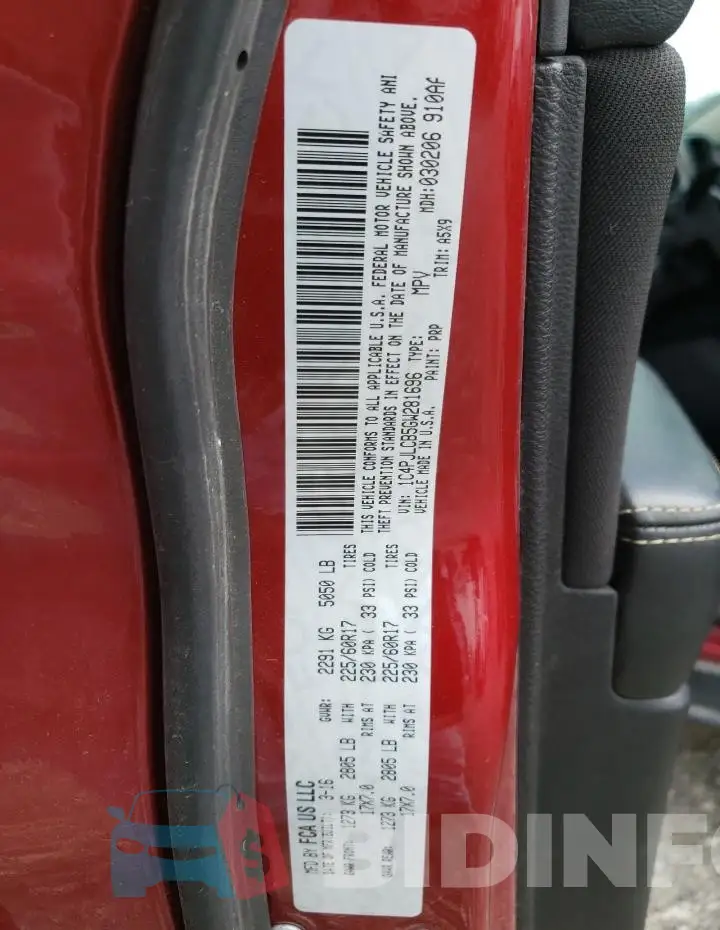 1C4PJLCB5GW281696 Photo# 13