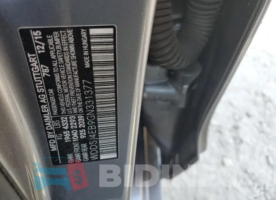 WDDSJ4EB9GN331377 Photo# 12