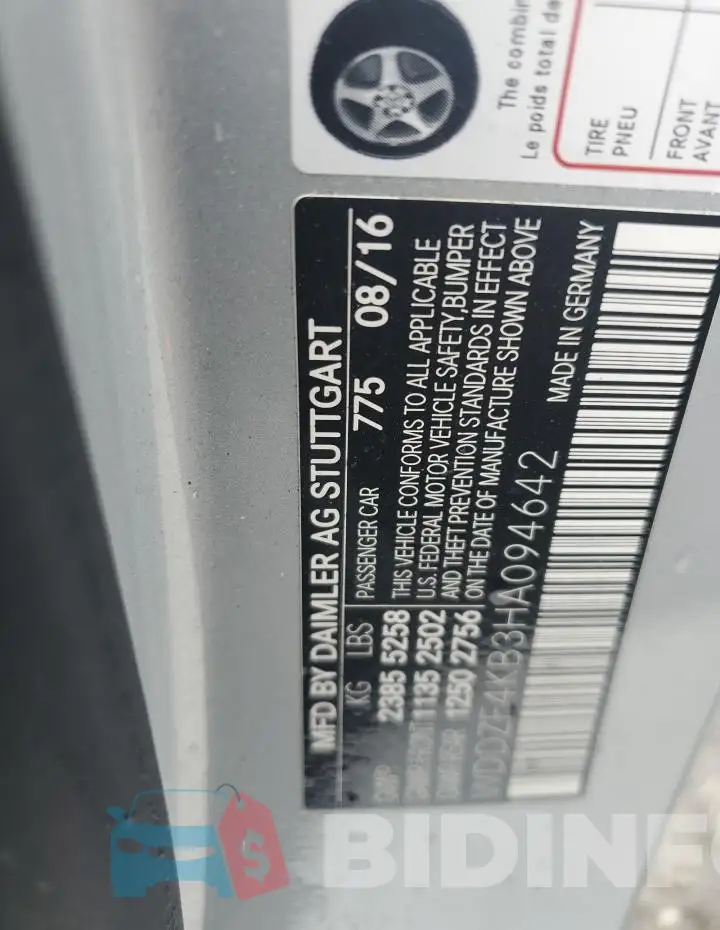 WDDZF4KB3HA094642 Photo# 12