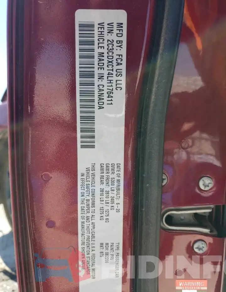 2C3CDXCT4LH176411 Photo# 12
