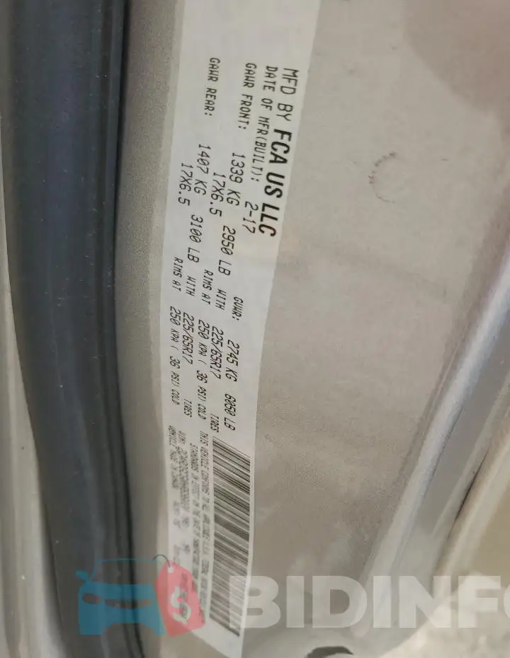 2C4RDGCG0HR696020 Photo# 14
