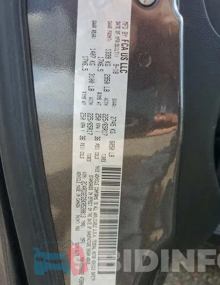 2C4RDGEG5KR520813 Photo# 13