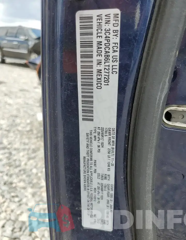 3C4PDCAB6LT277201 Photo# 13