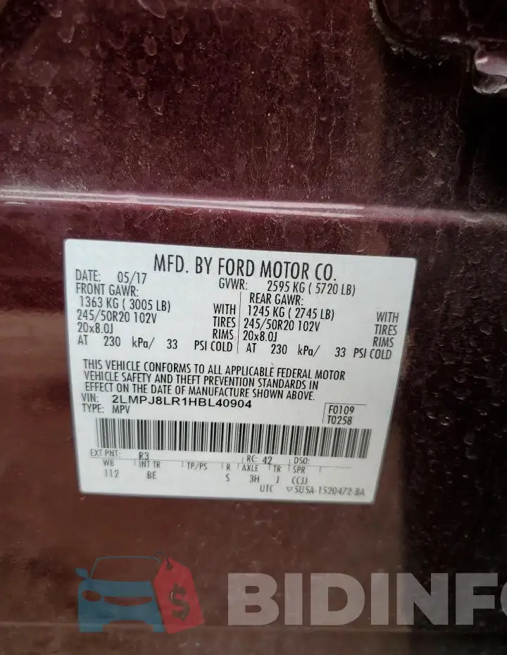 2LMPJ8LR1HBL40904 Photo# 12