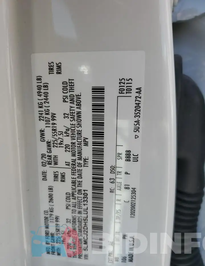 5LMCJ2DH5LUL13301 Photo# 12