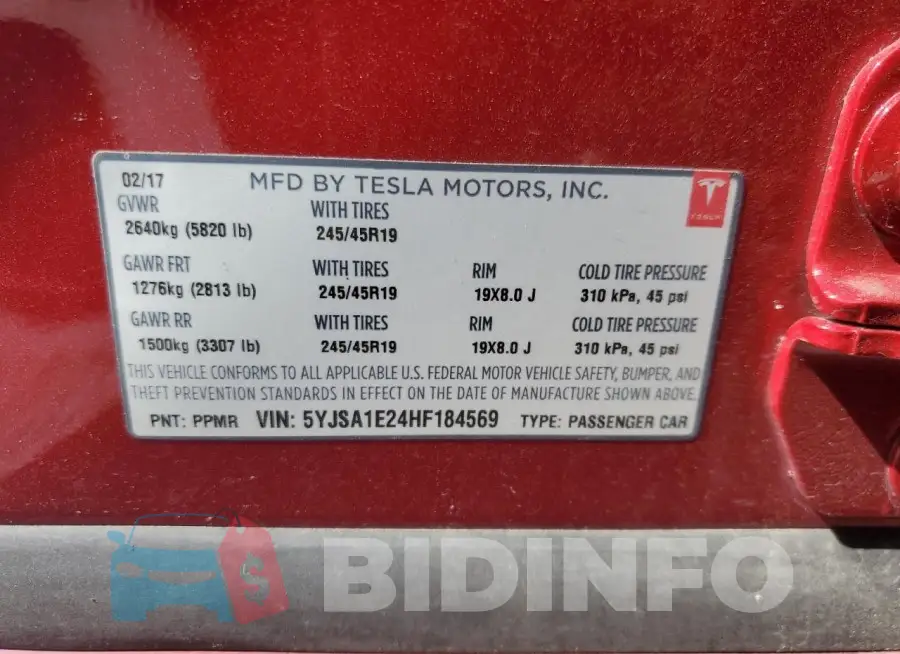 5YJSA1E24HF184569 Photo# 12