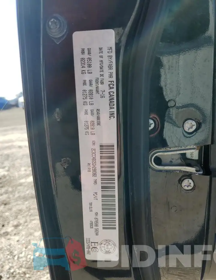 2C3CCABG5GH298382 Photo# 13