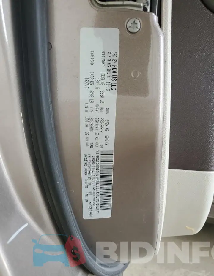 2C4RC1EG7HR591844 Photo# 13
