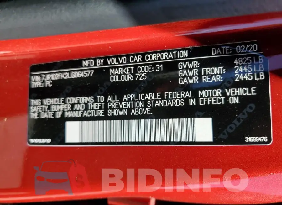 7JR102FK2LG064577 Photo# 12