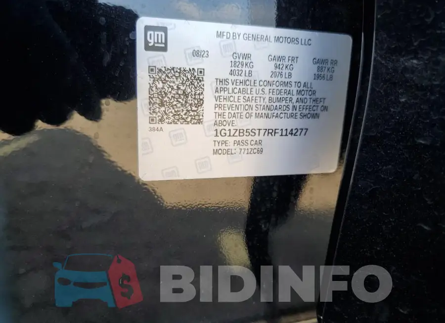 1G1ZB5ST7RF114277 Photo# 12