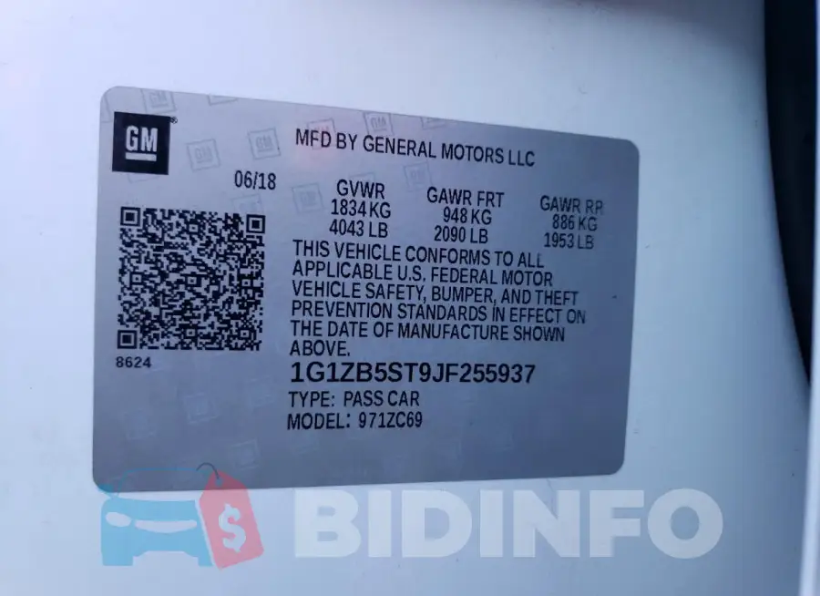 1G1ZB5ST9JF255937 Photo# 12