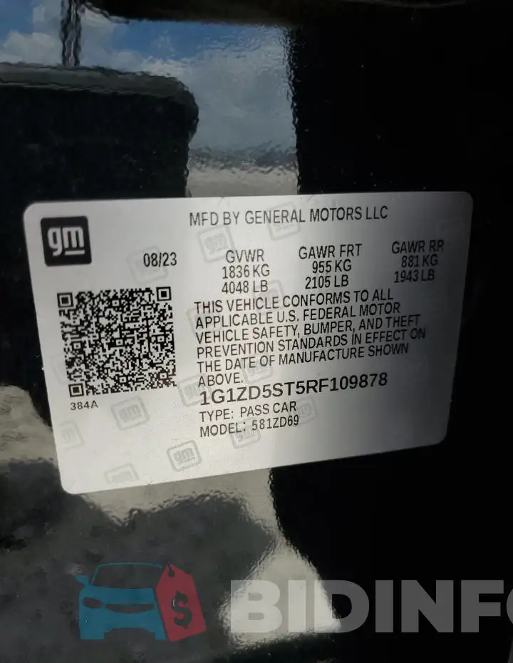 1G1ZD5ST5RF109878 Photo# 13