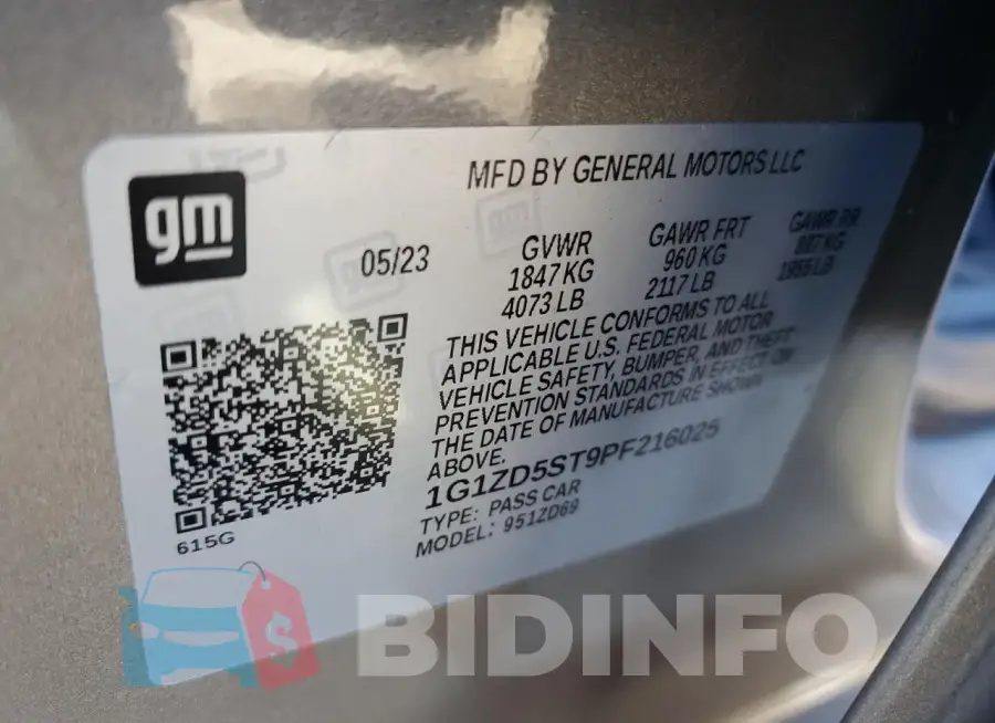 1G1ZD5ST9PF216025 Photo# 13