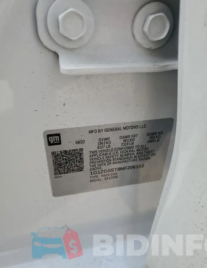 1G1ZG5ST8NF206168 Photo# 13