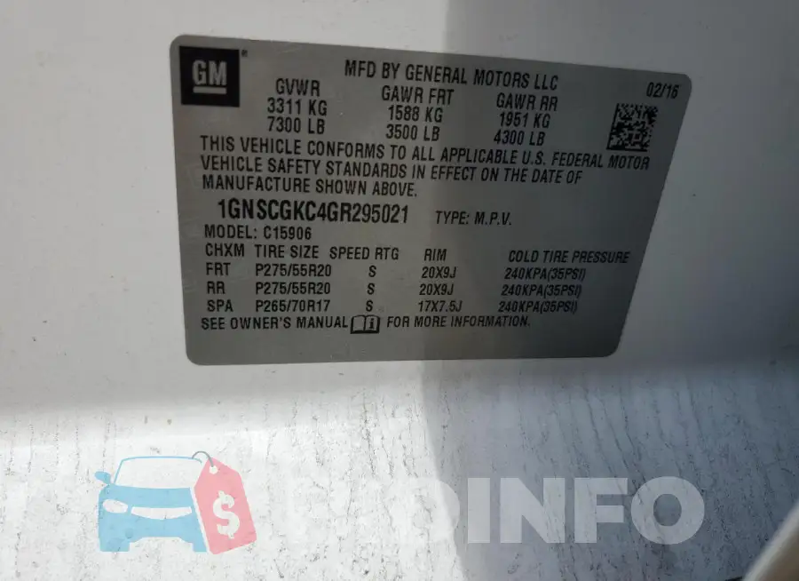 1GNSCGKC4GR295021 Photo# 13
