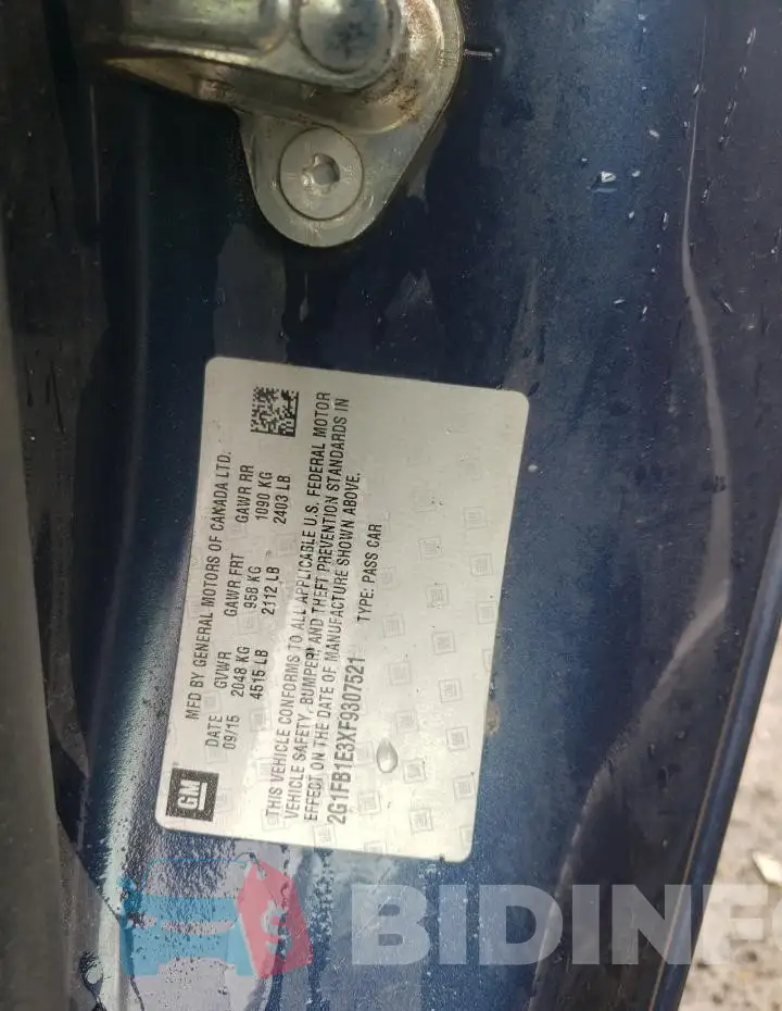 2G1FB1E3XF9307521 Photo# 12