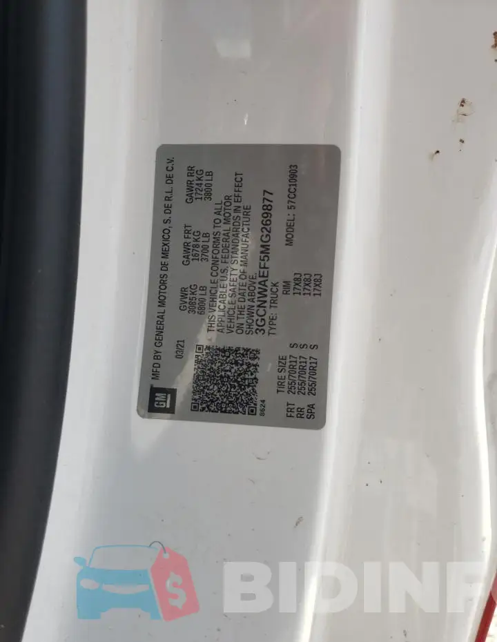 3GCNWAEF5MG269877 Photo# 12