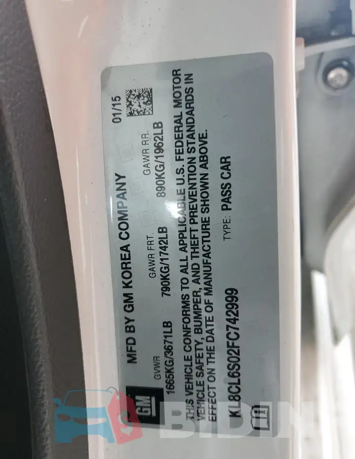 KL8CL6S02FC742999 Photo# 12