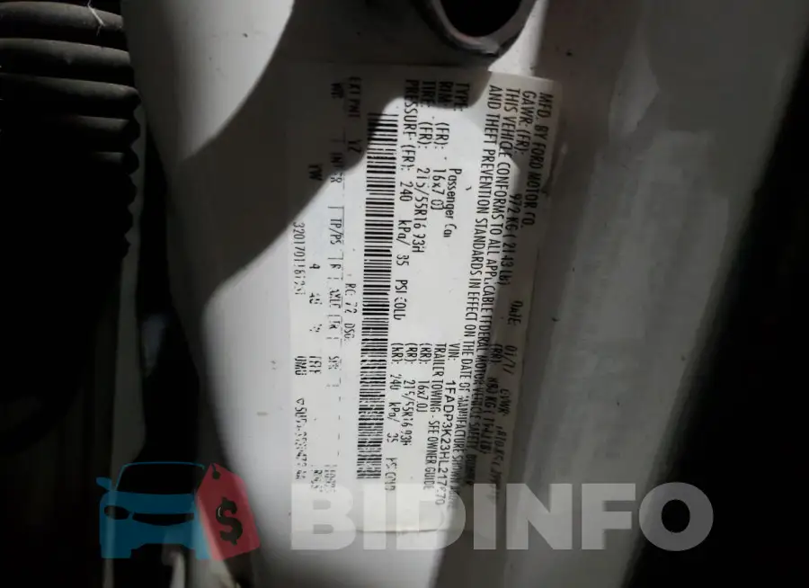 1FADP3K23HL217670 Photo# 13