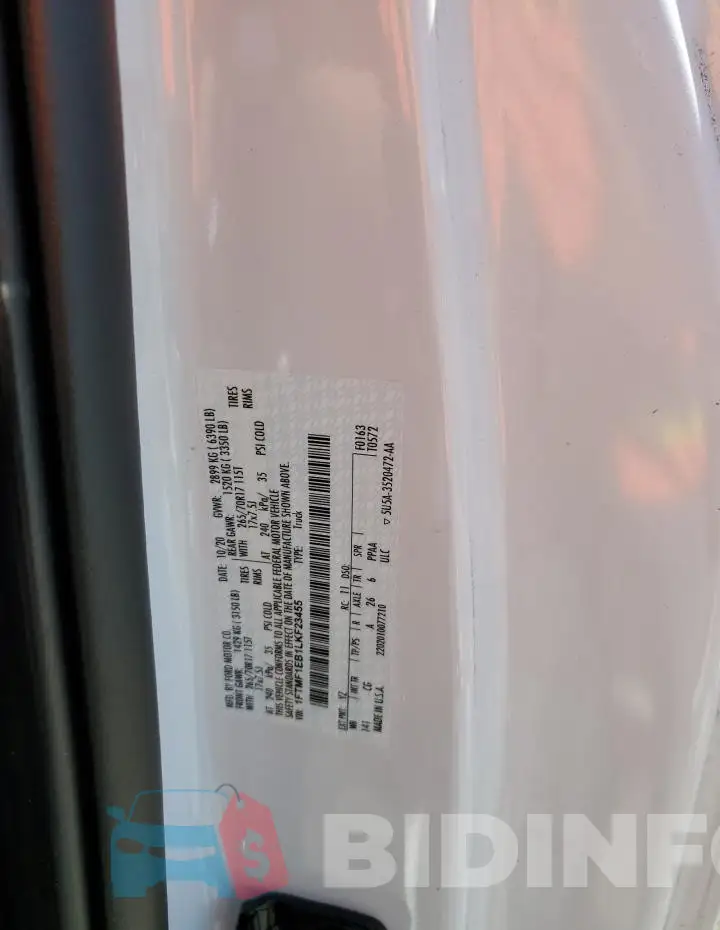 1FTMF1EB1LKF23455 Photo# 12