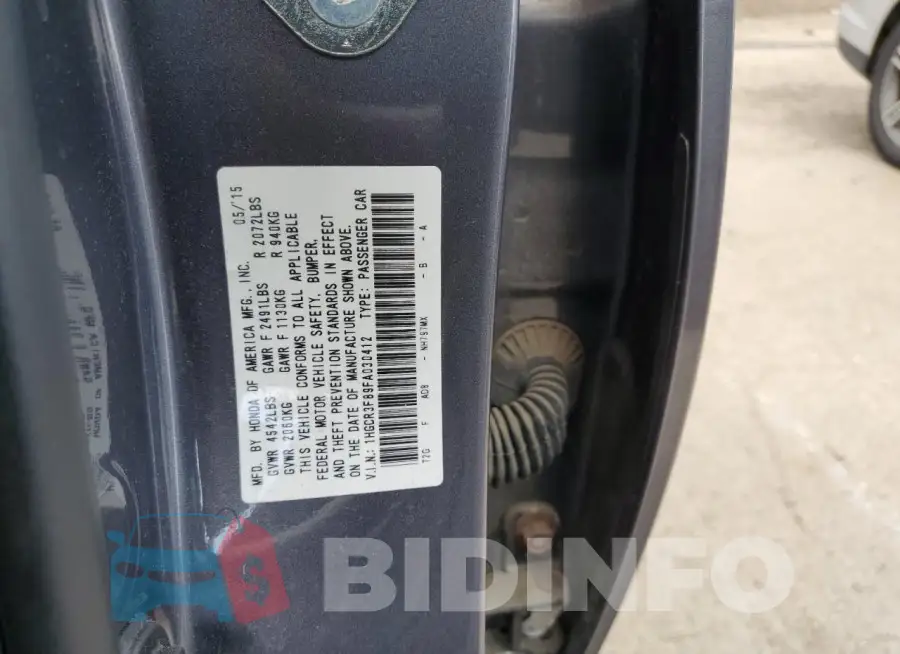 1HGCR3F89FA030412 Photo# 12
