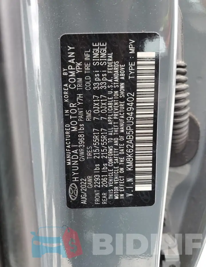 KM8K62AB5PU949402 Photo# 13