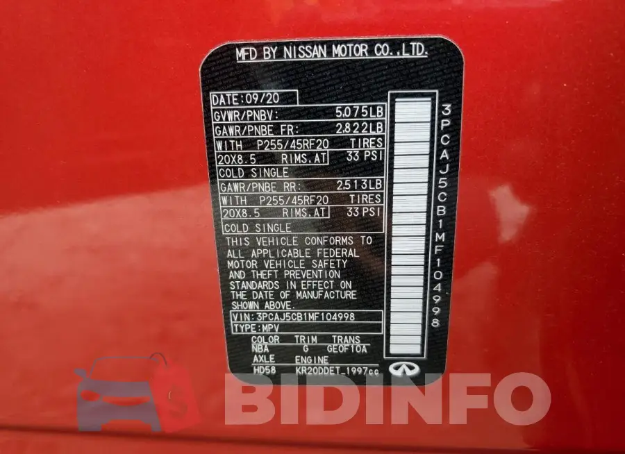 3PCAJ5CB1MF104998 Photo# 12