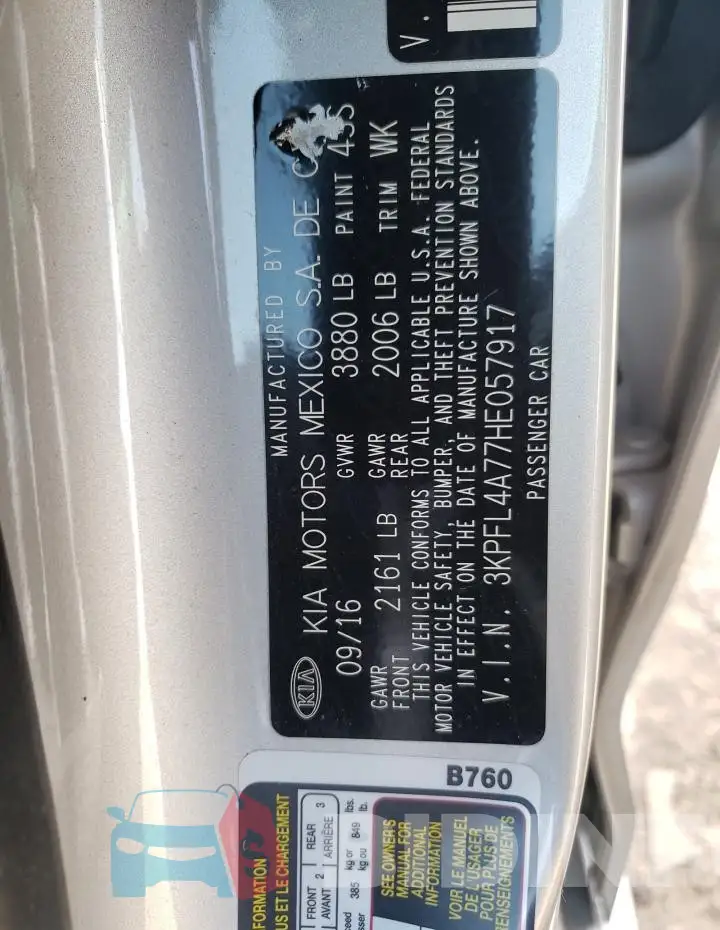 3KPFL4A77HE057917 Photo# 12
