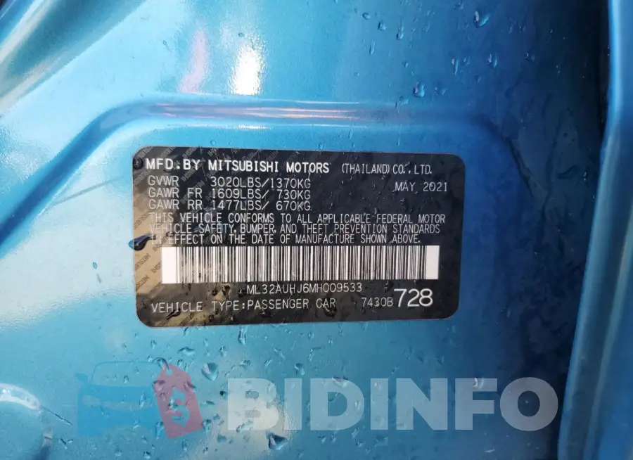 ML32AUHJ6MH009533 Photo# 12