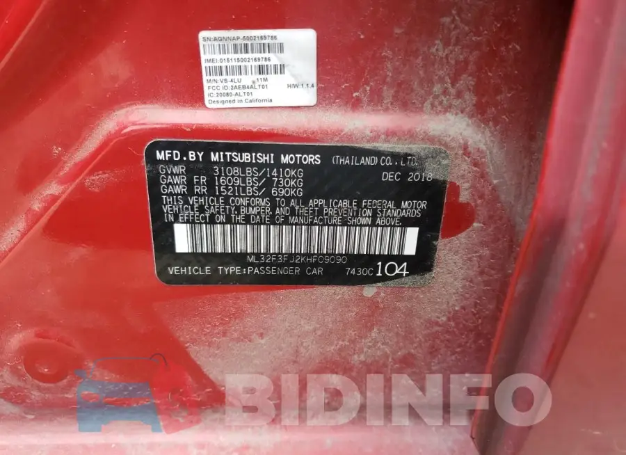 ML32F3FJ2KHF09090 Photo# 13