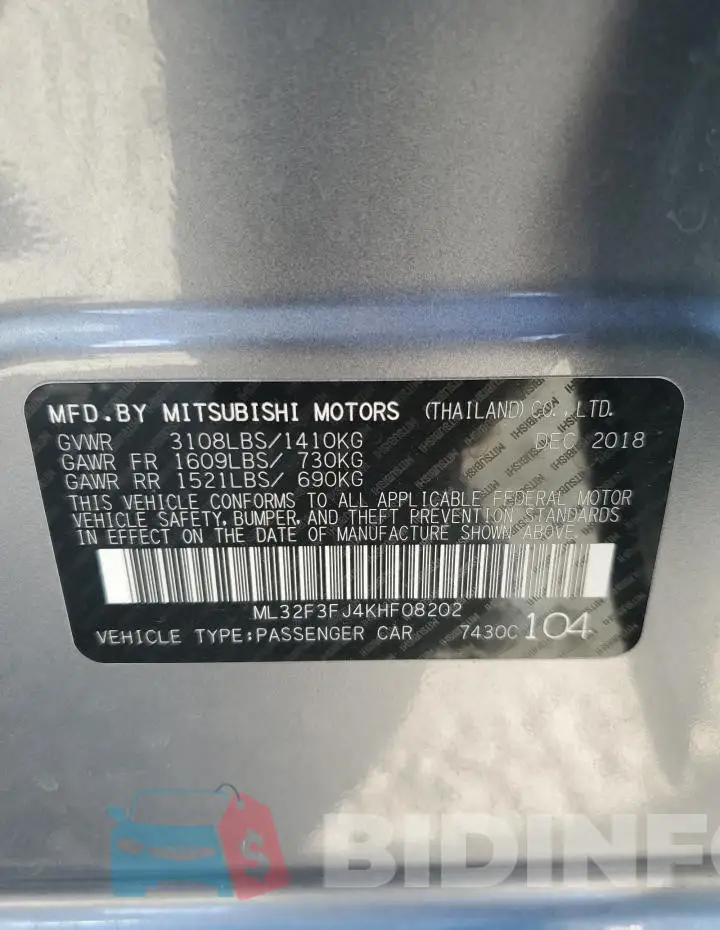 ML32F3FJ4KHF08202 Photo# 13