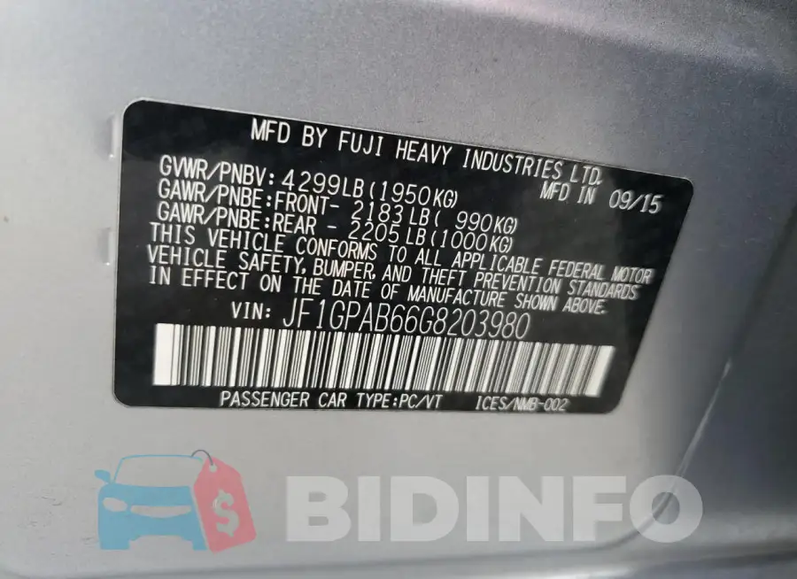 JF1GPAB66G8203980 Photo# 12
