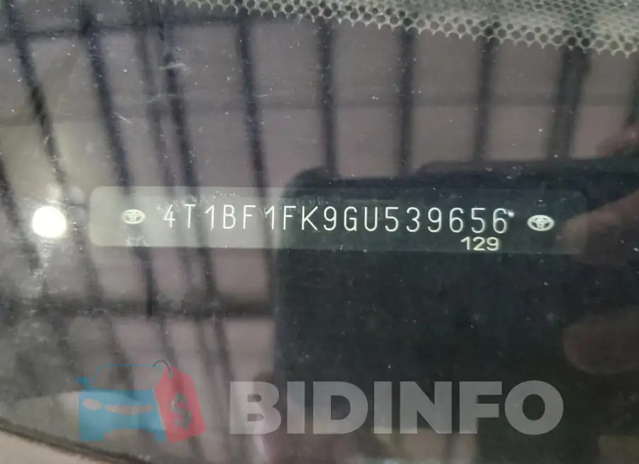 4T1BF1FK9GU539656 Photo# 12