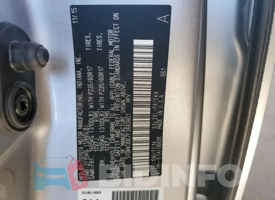 5TDKK3DC7FS683801 Photo# 13