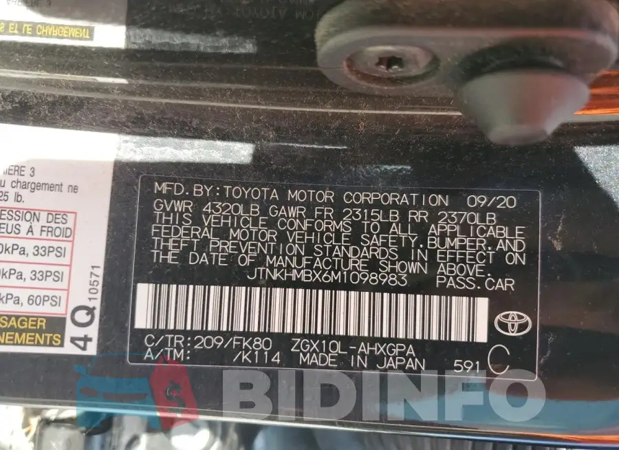 JTNKHMBX6M1098983 Photo# 13