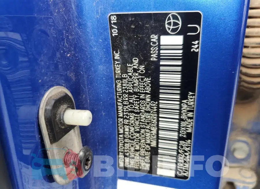 NMTKHMBX6KR074492 Photo# 13