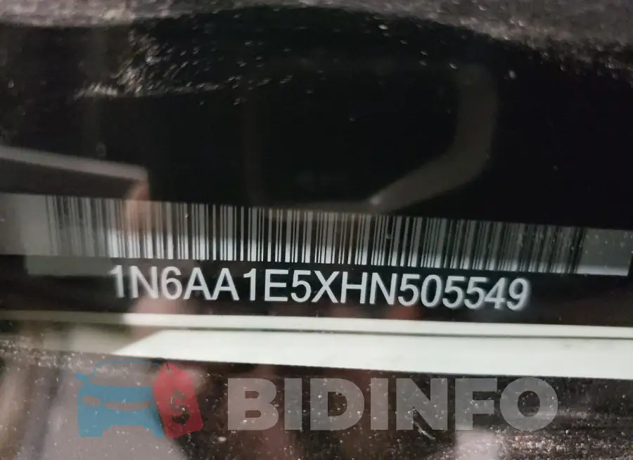 1N6AA1E5XHN505549 Photo# 12