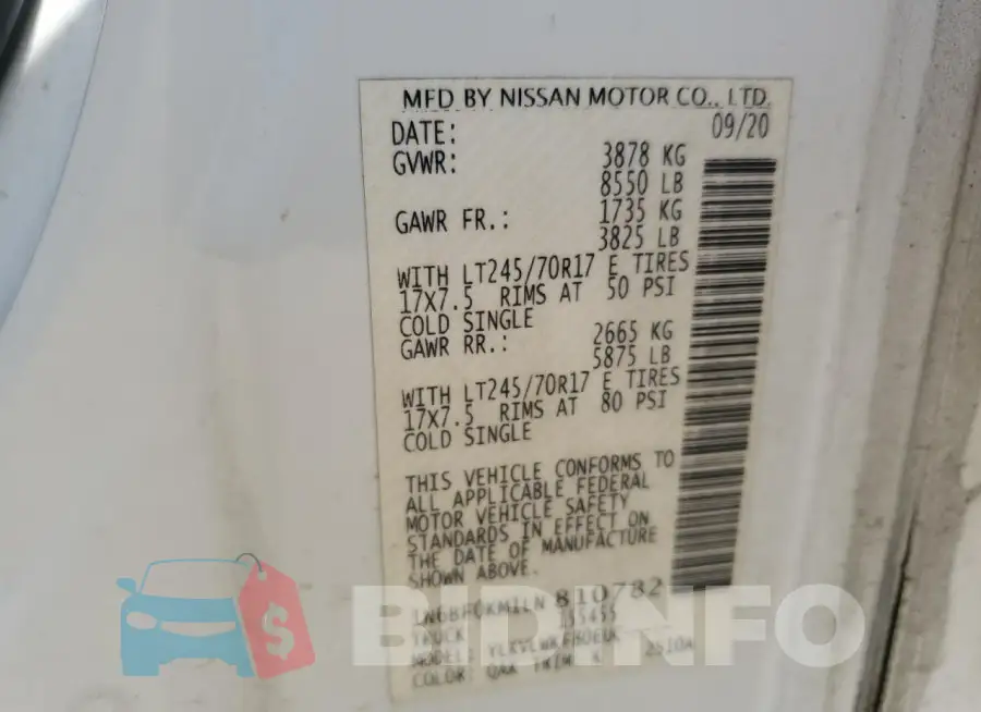 1N6BF0KM1LN810782 Photo# 13