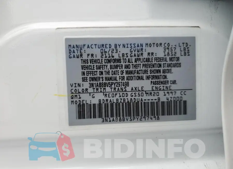 3N1AB8BV5PY297498 Photo# 12