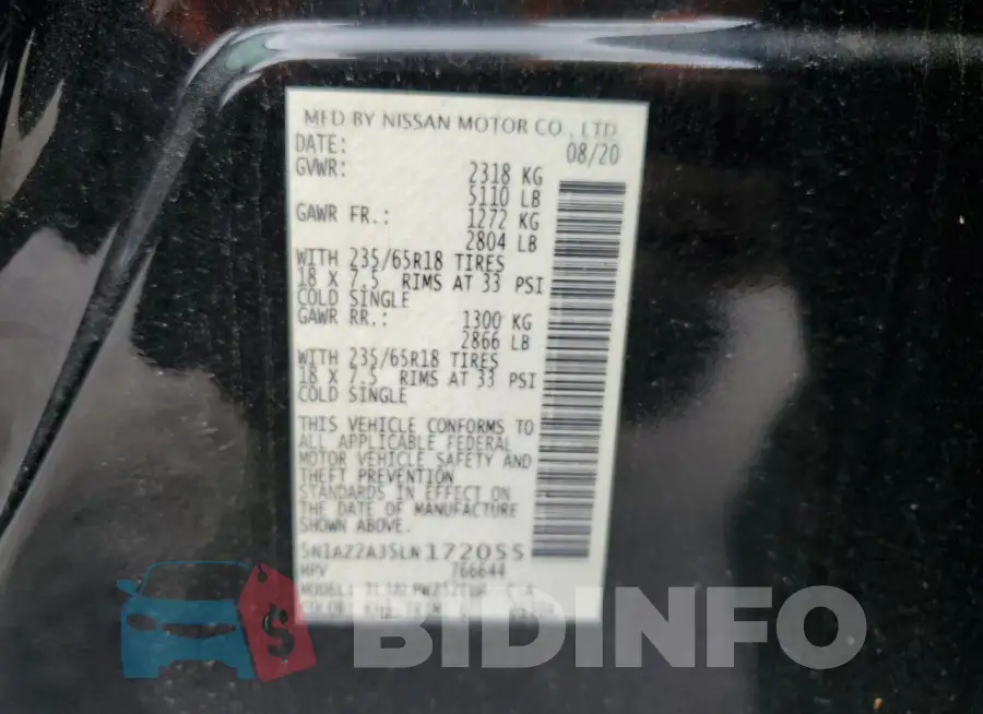 5N1AZ2AJ5LN172055 Photo# 14
