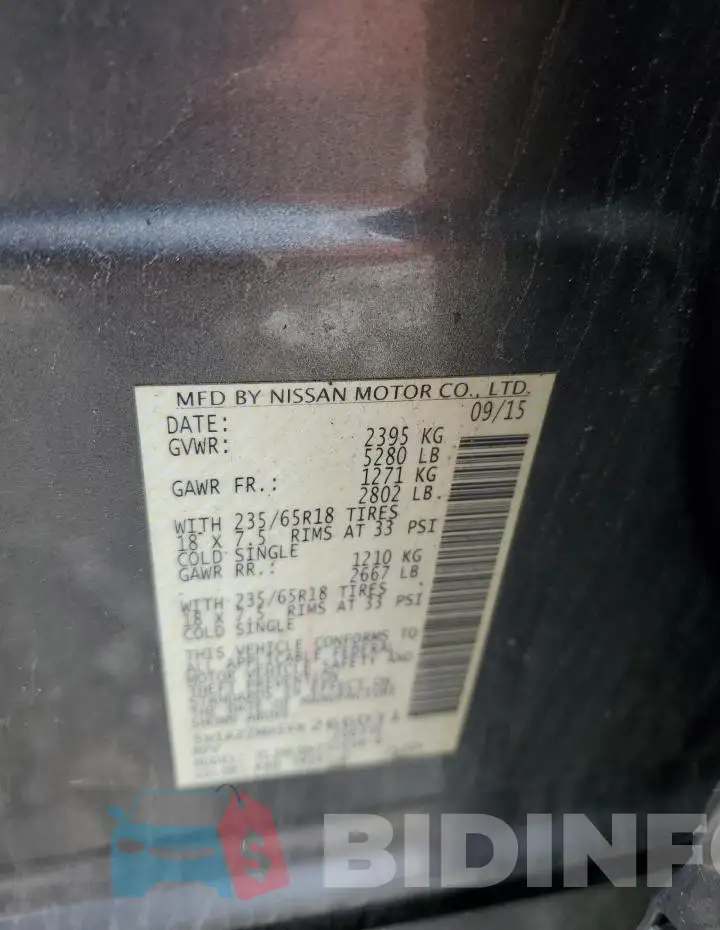 5N1AZ2MH5FN266031 Photo# 12
