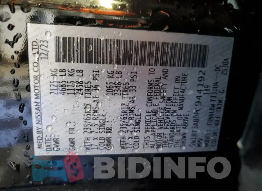 5N1BT3AB0PC944192 Photo# 13