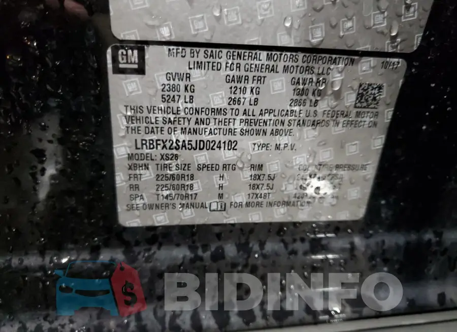 LRBFX2SA5JD024102 Photo# 12
