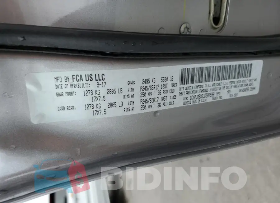 1C4PJMBX2JD507599 Photo# 13